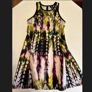 Mossimo watercolor print dress